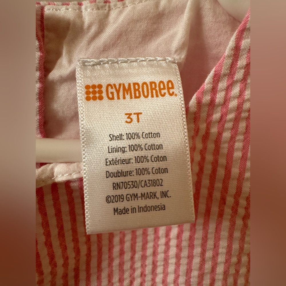 Gymboree Pink Sleeveless A-Line Sundress - Picture 4 of 4
